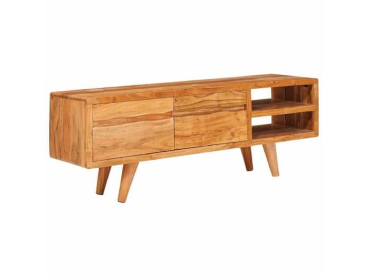 Heofavd TV-Schrank Akazie Massivholz 110x30x40 cm Fernsehtisch Braun