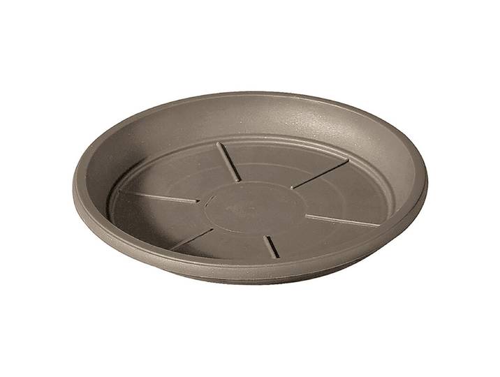 Deroma Assiette en plastique recyclé, Camel, 45 cm