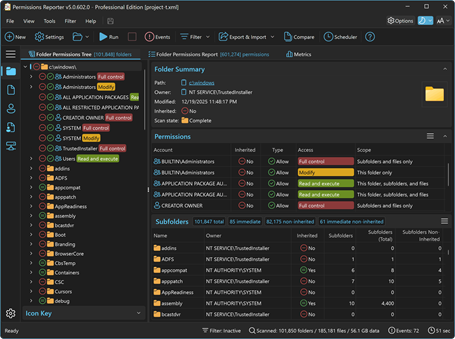 Key Metric Software Permissions Reporter 5 Enterprise License (Perpetual)