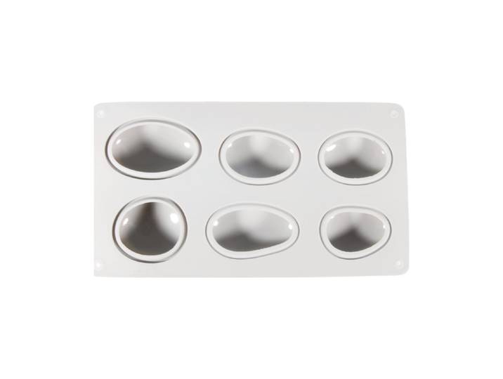 Rayher Silikon-Giessform Steine 14.5 × 26 × 3.5 cm 6 Formen