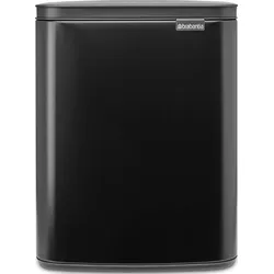 Bo Mülleimer 12 l schwarz matt
