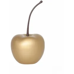 Deko-Kirsche in Gold matt aus robustem Fiberglas, Größe XS - E2214-S1-GO