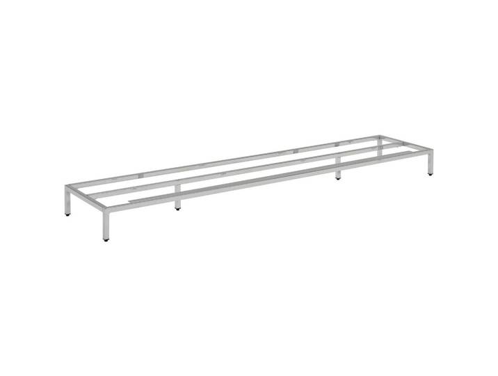 Novel Fussgestell, Chromfarben, Metall, 180.8x13x40 cm, Wohnzimmer, TV Möbel, Lowboards