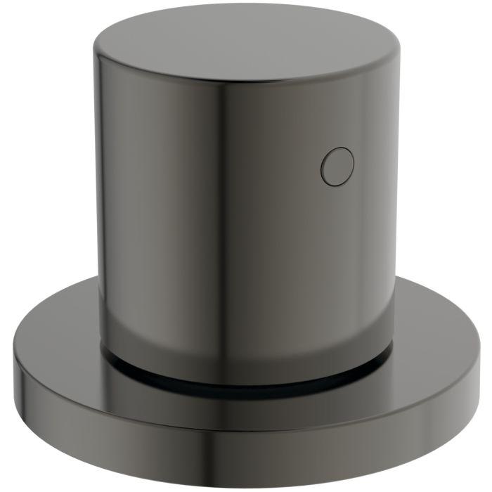Ideal Standard Joy Neo Fertigmontageset A7567A5 für Mehrwegeventil, runde Rosette, Magnetic Grey