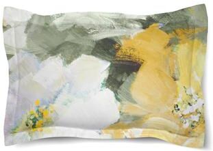 Laural Home Brushed Floral Pickings Comforter Sham