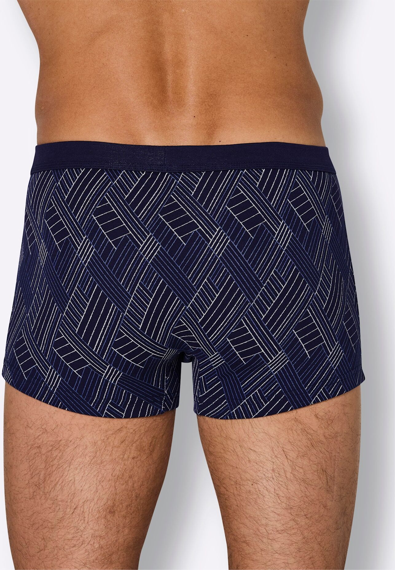 Panty WÄSCHEPUR, Herren, Gr. 7, 3 Stk., blau (marine, sortiert), 100% Baumwolle, Unterhosen Panty marine, sortiert 7, 3 Stk.