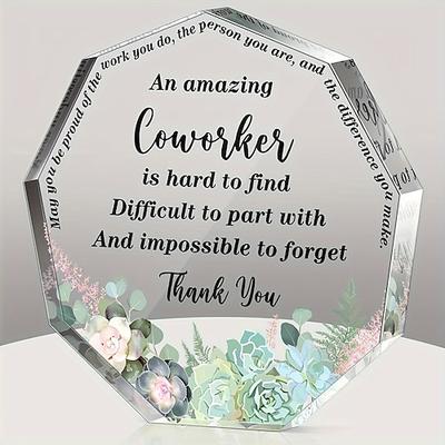 Geschenke für Frauen (10,2 x 10,2 cm), Geburtstagsgeschenke, Inspiration, religiöse Geschenke, spirituelle Geschenke, katholische Geschenke für Frauen, ihre Mutter, Freunde, Kollegin, Schwester (Acryl).