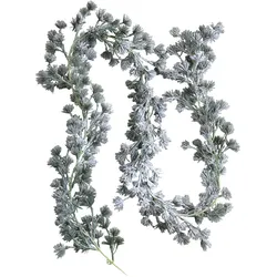 Chic Antique Fleur Zedernbaumranke mit Kunstschnee, L 180 cm, grün