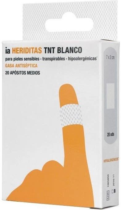 INTERAPOTHEK Apósitos Adhesivo TNT Blanco 20 uds