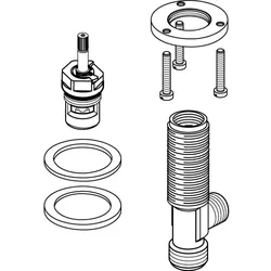 Ideal Standard Seitenventil kpl., G1/2, warm A860444NU