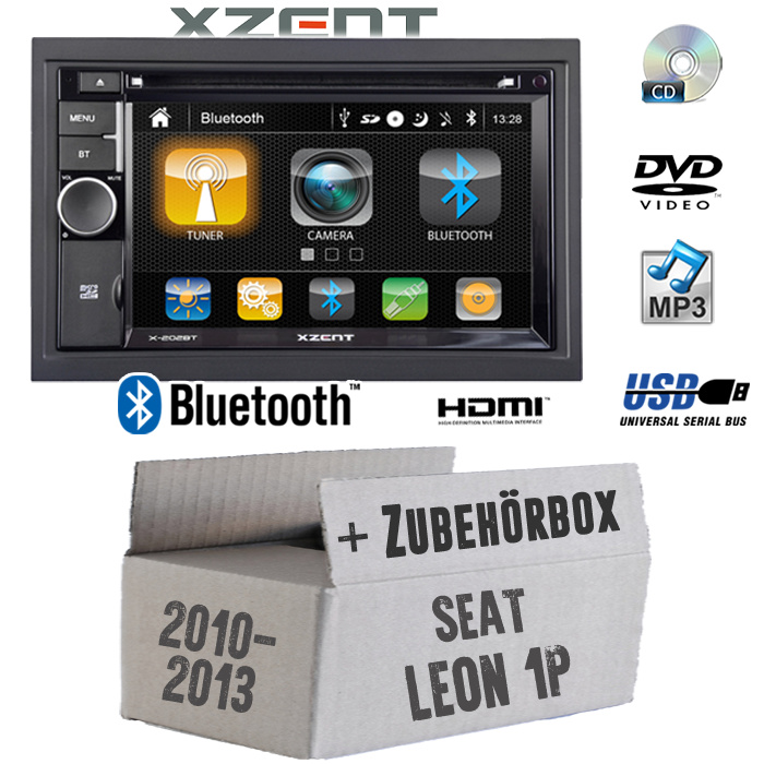 Autoradio Einbaupaket JBL Legend passend für Dacia Sandero (2012-2017) | CarPlay Wireless Android Auto Wireless