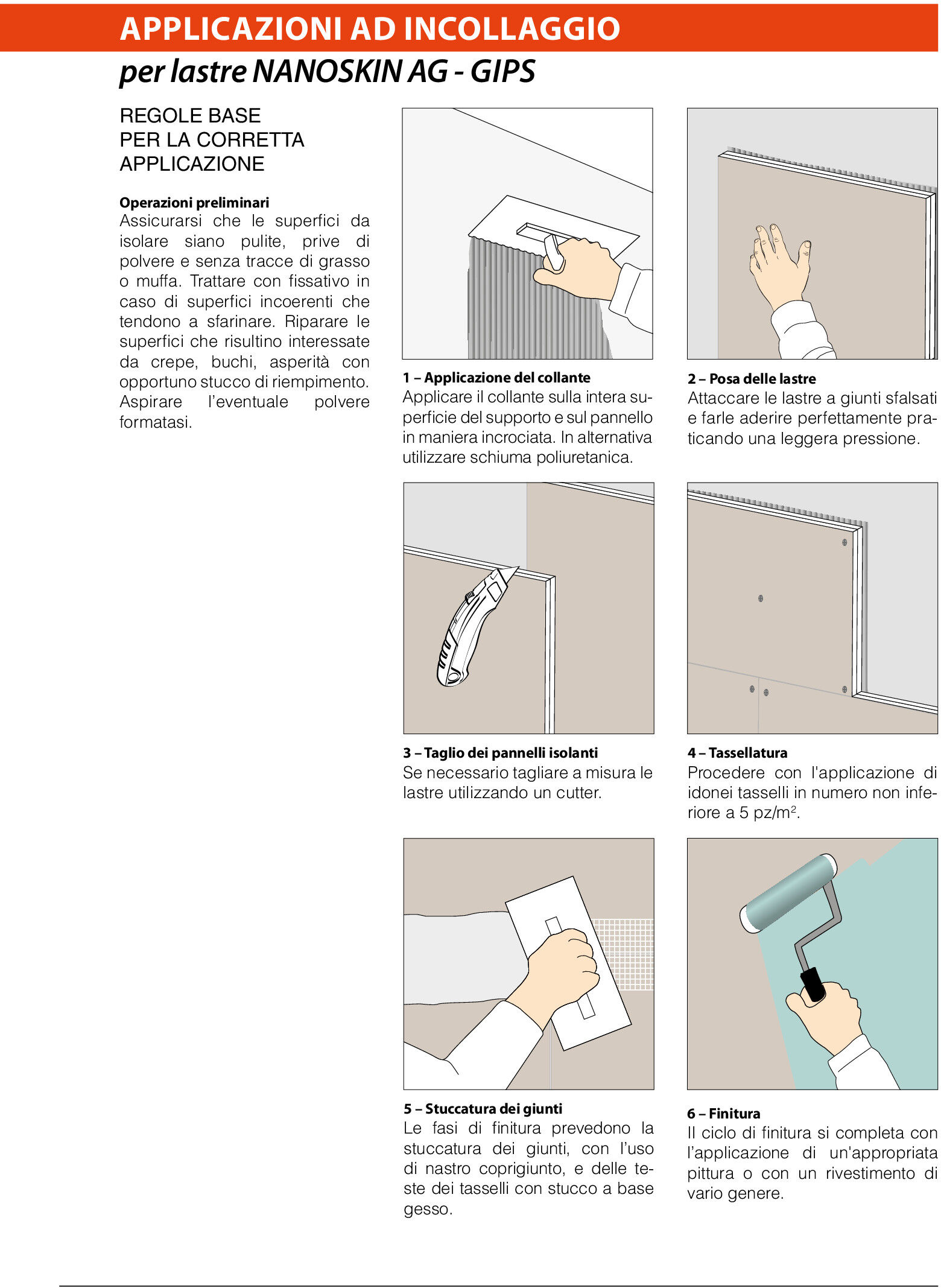Pannello isolante Nanoskin AG GIPS