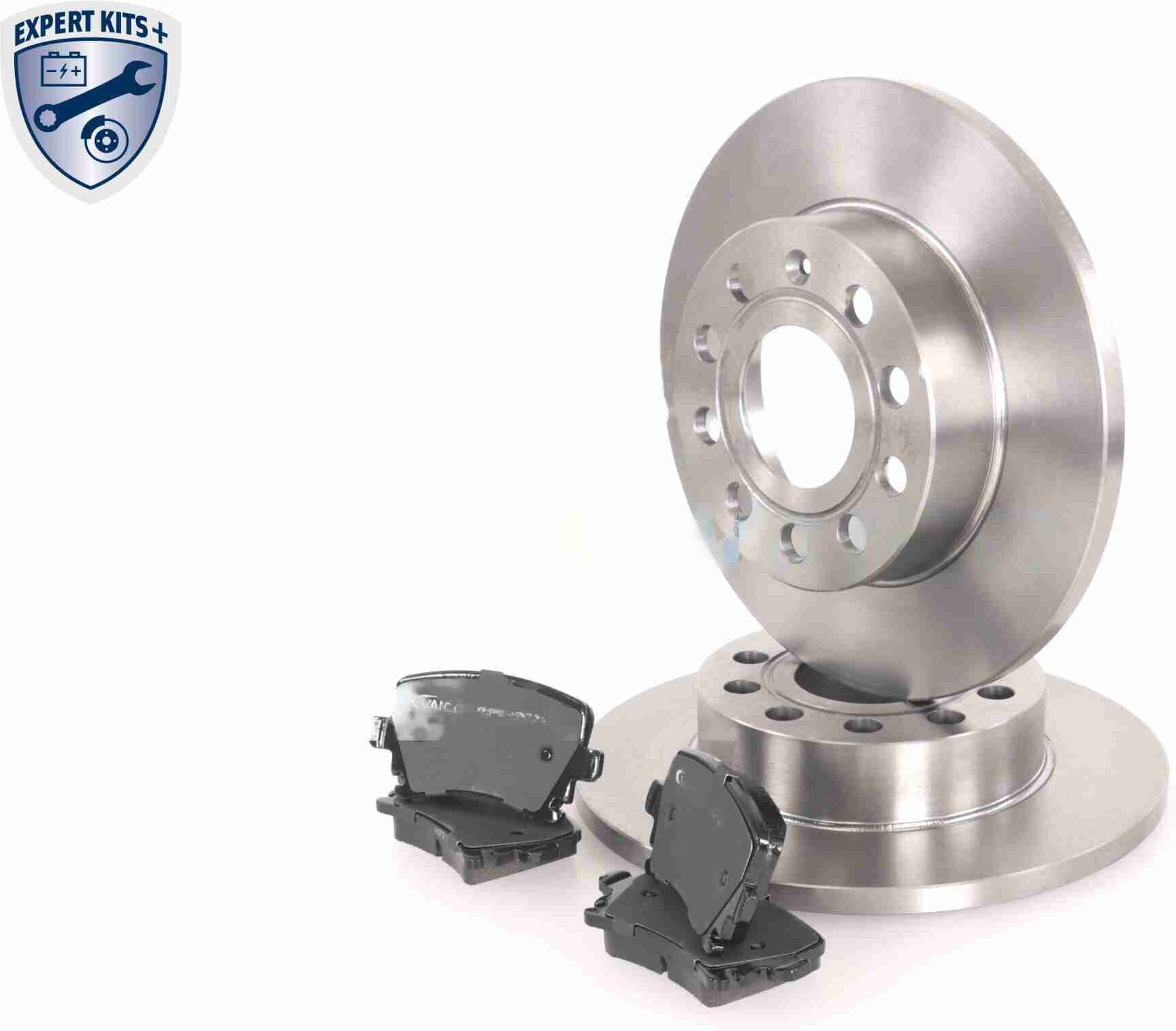 Vaico Bremsensatz, Scheibenbremse V10-6624 256mm 12mm Für Vw