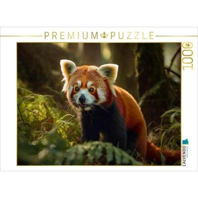CALVENDO Puzzle Roter Panda - aufpassen | 1000 Teile Lege-Größe 64x48cm Foto-Puzzle für glückliche Stunden, Sonstige von , Calvendo Puzzle