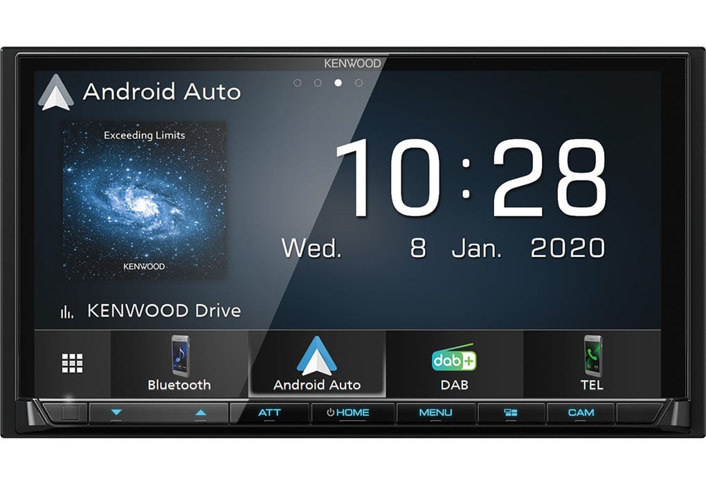 Kenwood DMX7520DABS Autoradio, Zwart, 2 DIN