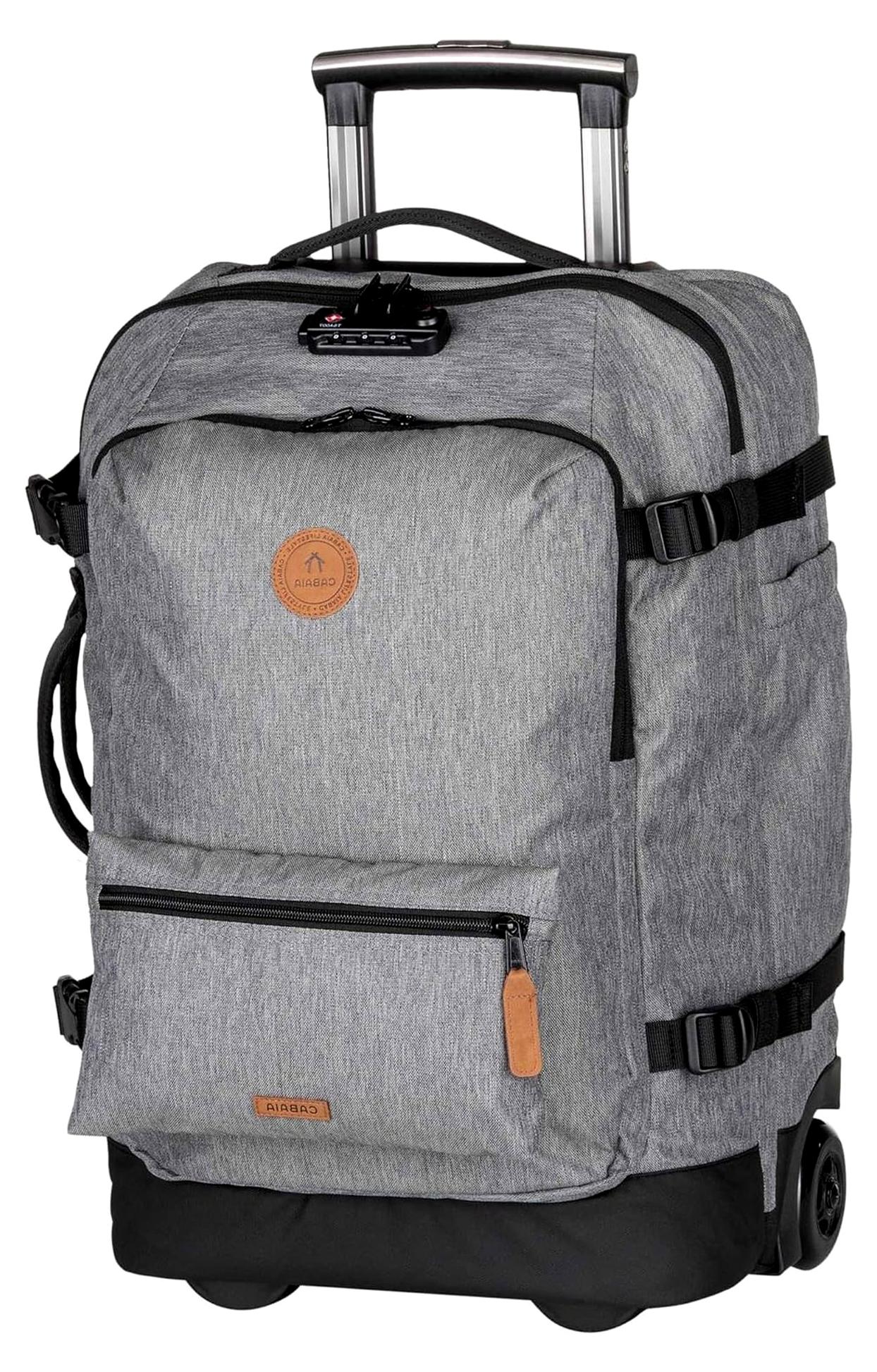 Damen Herren Rucksack-Trolley Soft Suitcase Small One Size