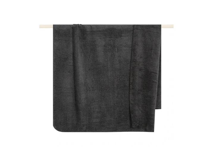 Wohndecke PAD Byron 150 x 200 cm , grau (schwarz), B:150cm L:200cm, Baumwolle, Wohndecken, Wohndecke