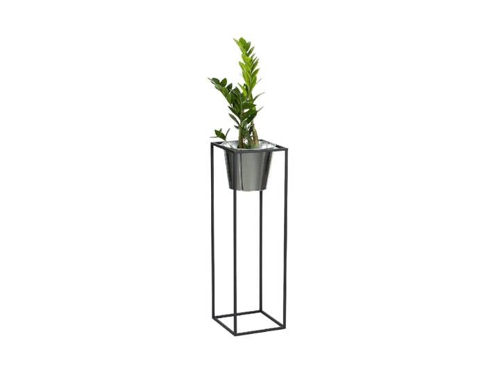 Design Blumentopf „Glory L“ Schwarz, Silber Andrea House