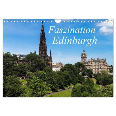 Faszination Edinburgh (Wandkalender 2027 DIN A4 quer), CALVENDO Monatskalender