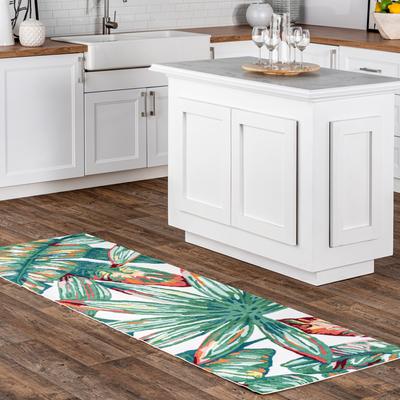Nuloom Multi Indoor/Outdoor Contemporary Tropical Majestic Floral Bloom Area Rug
