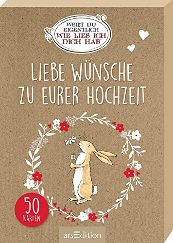 Anita Jeram - Weißt du eigentlich, wie lieb ich dich hab? Liebe Wünsche zu eurer Hochzeit: Kartenbox mit 50 Kärtchen - Preis vom 13.10.2026 19:28:25 h