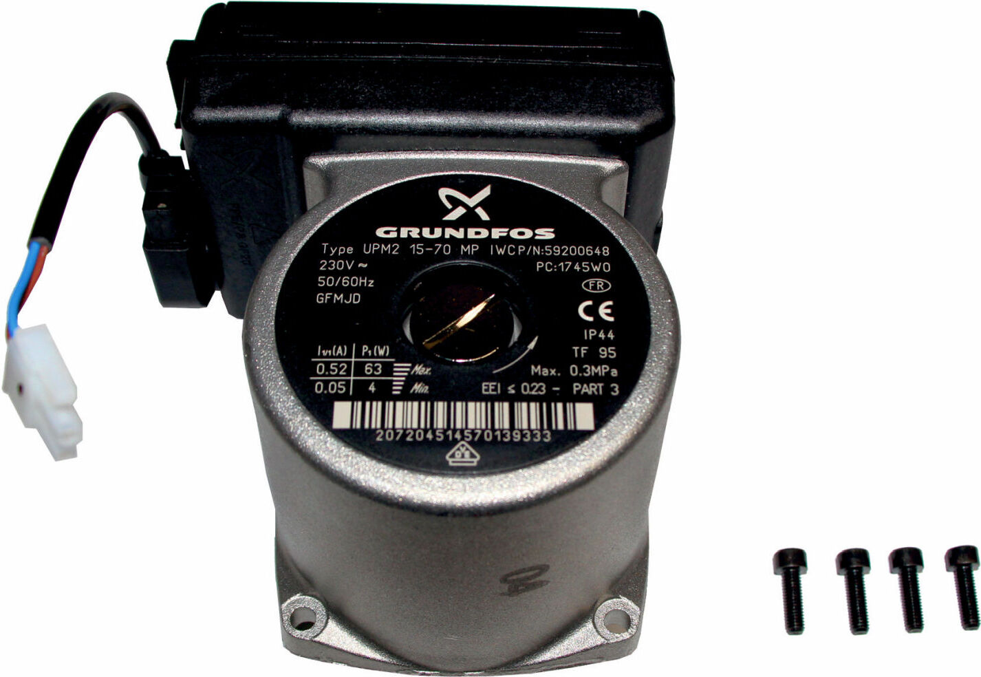 Tête de pompe de circuit de chauffage Wolf 7m pompe HE 207204599 pour CGU-2