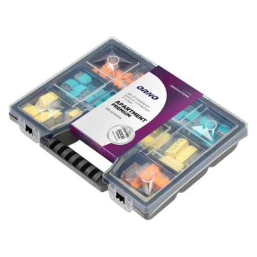 Orno Schnellklemmen Sortiment für elektrische Verbindungen (109 Stück) (OR-SZ-8009)