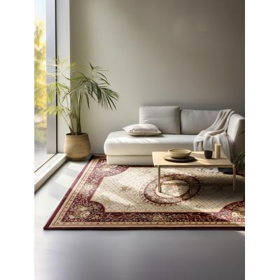 NORTHRUGS "Adraskan" rechteckig 8 mm Höhe Orient Optik, Läufer, strapazierfähig, pflegeleicht, robust