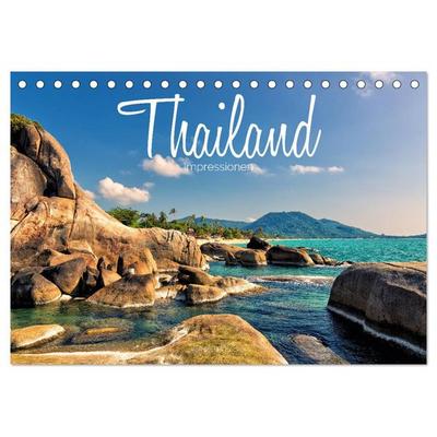 Thailand Impressionen (Tischkalender 2026 DIN A5 quer), CALVENDO Monatskalender