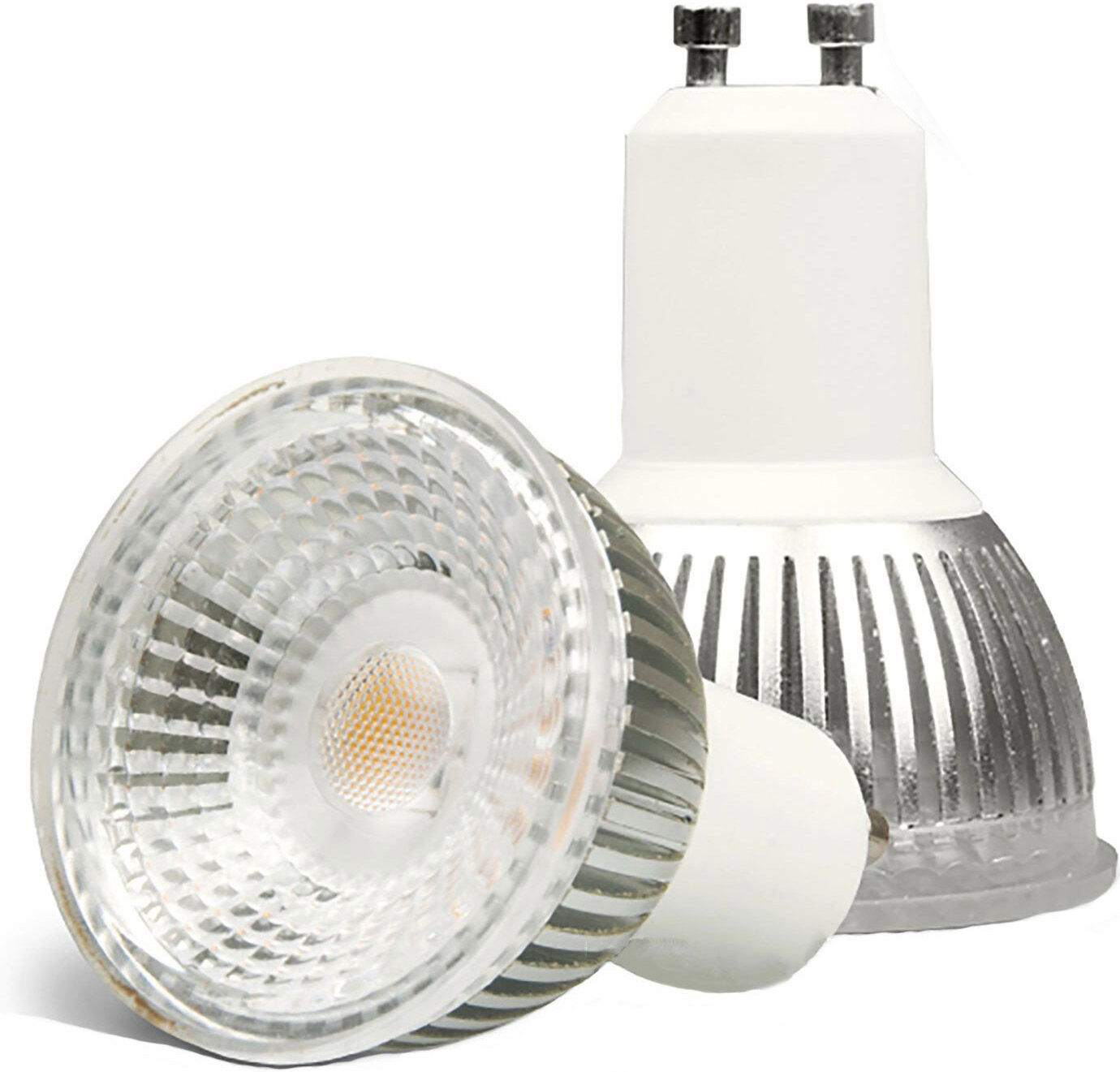 Isoled Gu10 Led Strahler 6w Glas-Cob, 70°, Neutralweiß, Dimmbar