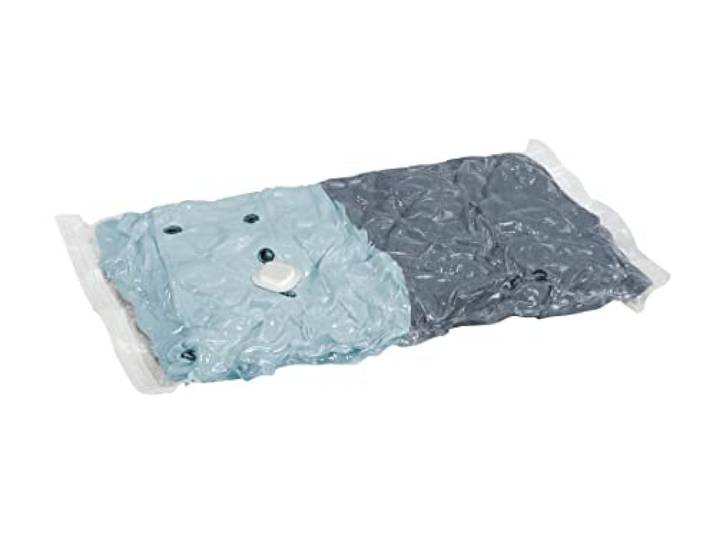 WENKO Housse sous Vide Set de Voyage 6 pièces Set de 6\, Rangement de vêtements Peu encombrant sous Vide avec Pompe Transparent