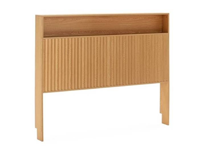 HOMN LIVING Bettkopfteil Lluvia 145 cm x 120 cm Eiche-Optik