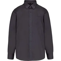Kariban Herren Hemd langarm bügelfrei K537 zinc XXL