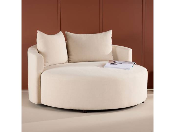 Nohr Bank Loveseat Keeli Linnenlook - Beige