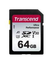 Transcend 340S Flash-Speicherkarte 64 GB A1 / Video Class V30 / UHS-I U3 SDXC UHS-I (TS64GSDC340S)