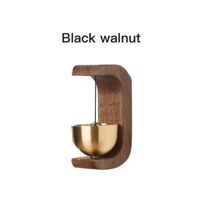 Magnetic Entryway Chime And Acoustic Notification Interface walnut Chimes