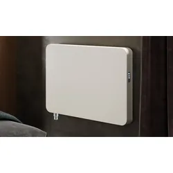 BEMM Relax Style Hybrid Komfort Raumheizkörper mit Ventilatoren, Serie RES, in Weiß RAL 9016, Anschluss L1