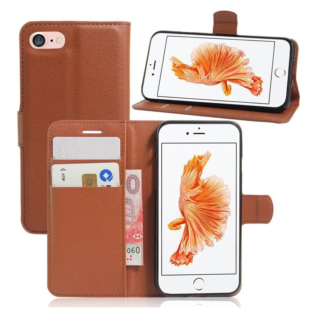 Cover-Discount Leder Etui Kartenfächer (Apple iPhone 7, Apple iPhone 8) (10112971I)