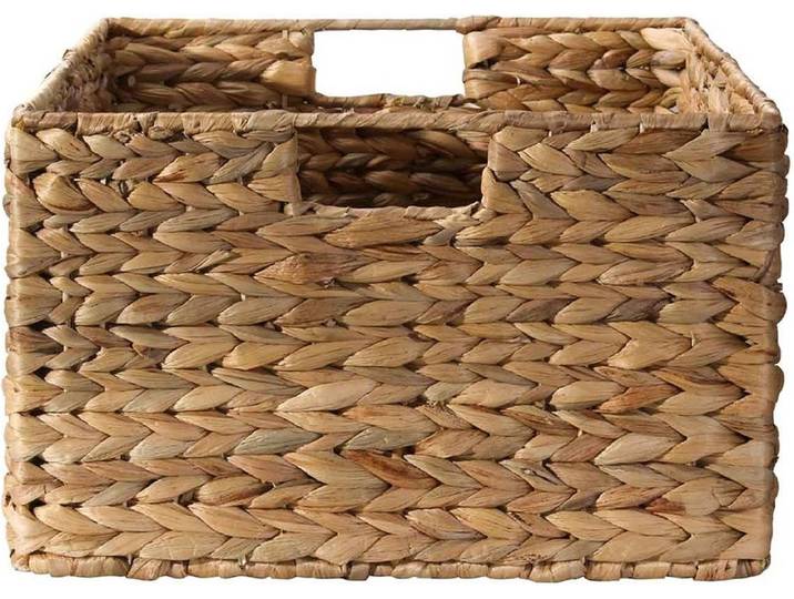 CALICOSY - Waterhyacint mand met metalen frame - hoogte 20 cm