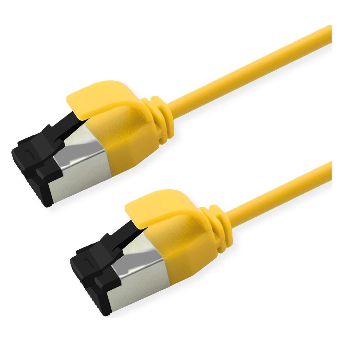 Roline S/FTP P-Kabel Kat.8.1, gelb, 3.0m PoE, Slim, LSOH (S/FTP, CAT8.1, 3 m) (21.15.3423)