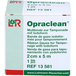 Opraclean Mullbinde Z. Tampon. M.iodoform 2 cmx5 M 1 ST