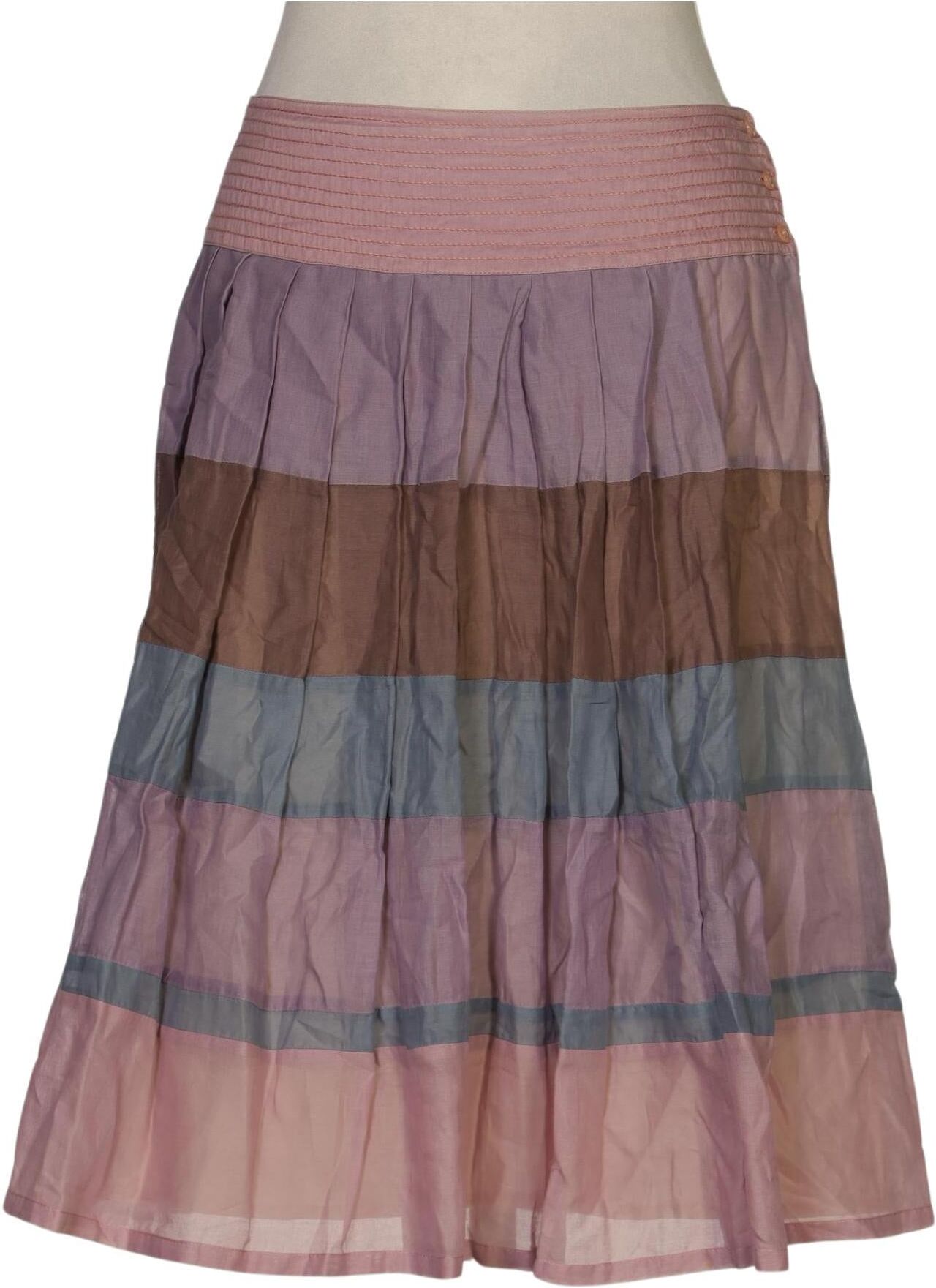 Weekend Max Mara Damen Rock, Mehrfarbig, Gr. EU 38, Baumwolle - Second Hand