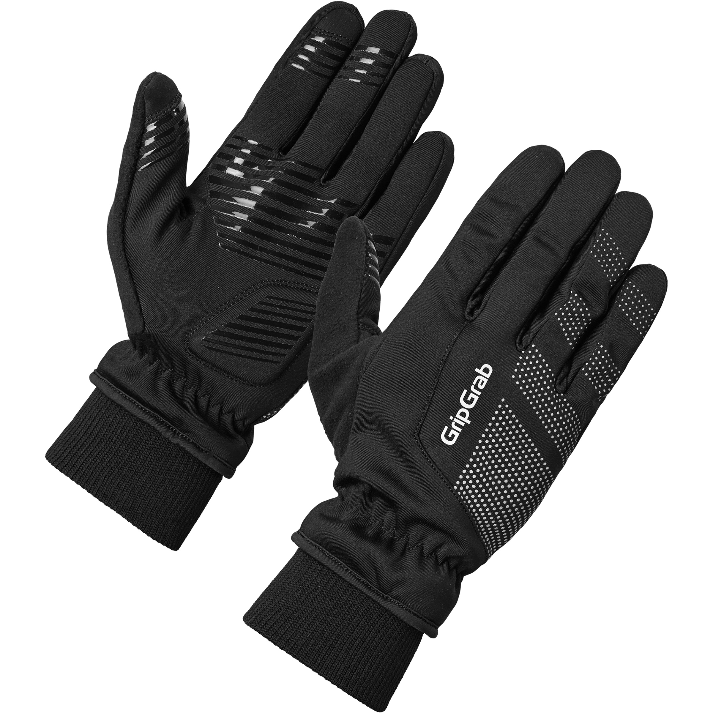 GripGrab RIDE 2 Windproof Winter Fingerhandschuhe schwarz Größe M Rennrad | Gravel Winddicht