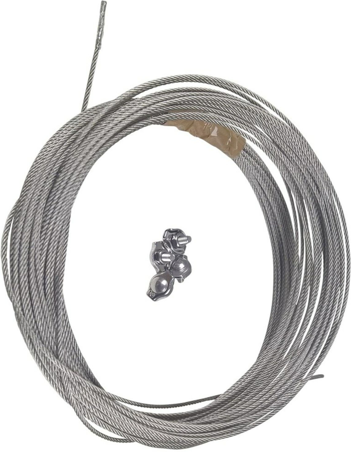 Grundfos Niro-Stahlseil 10 m, d= 5mm, mit 4x Bügelklemmen (91042981)