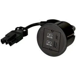 Bachmann, Steckdose, Inbouw stopcontacten Pix met USB Charger