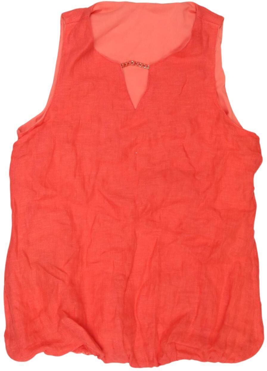 Promod Damen Top, Rot, Gr. EU 34, Synthetik / Leinen - Second Hand