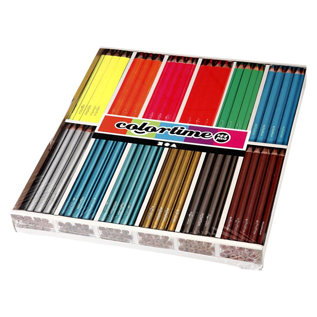 Colortime Colour Pencils (144x) (5707167159378)