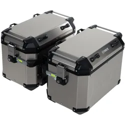 Kappa Koffer K-Force SI MONOKEY ALU 48 L Paar, Koffer, Silber