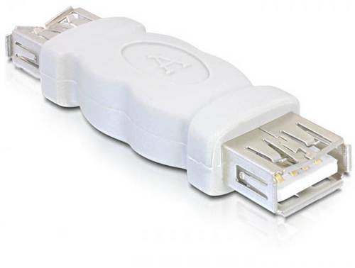 Delock USB 2.0 Adapter [1x USB-A Buchse - 1x USB-A Stecker] 65012