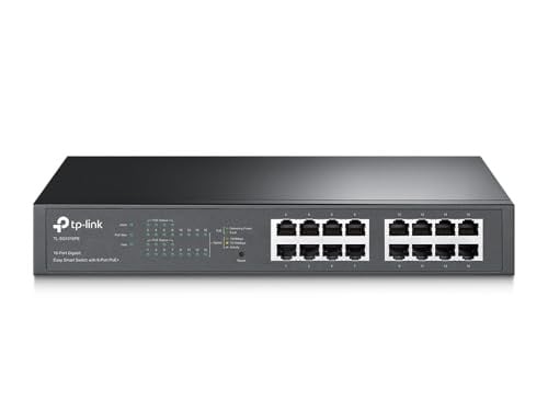 TP-Link TL-SG1016PE Easy Smart Switch met 16 Gigabit poorten en 8 PoE poorten